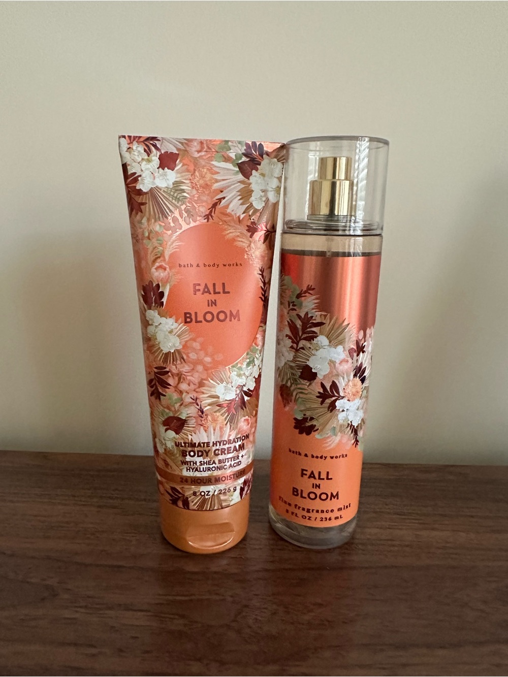 Bath & Body Works Fall in Bloom Body Cream & Fragrance Mist - new